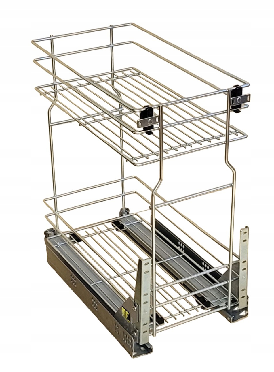 Nákladný košík MF Accessories, nízky, 30 cm, 2-úrovňový, s mäkkým zatváraním